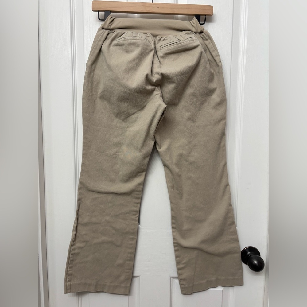 Khaki Maternity Pants | Motherhood Maternity PM - Picture 2 of 10